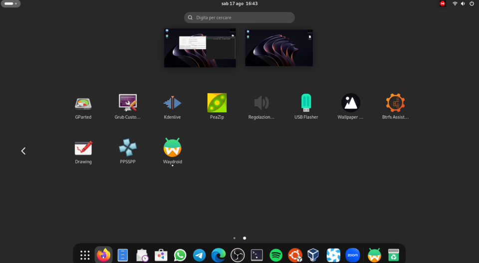 Installare WAYDROID su Fedora e non solo... - Open Titus